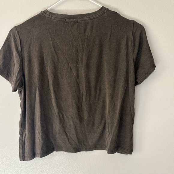 Originality Graphic Tee. XL Rodeo. Cropped. Distressed black. Lightweight. - Picture 3 of 5